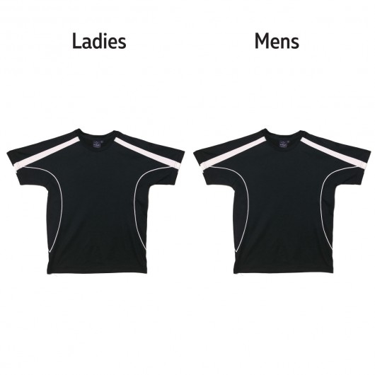 Teammate Tees Black White